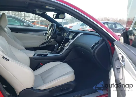 2018 Infiniti Q60 3.0T Red Sport 400 from USA, damaged, VIN JN1FV7ELXJM630449